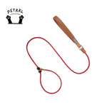 Petrkl™ CommandLoop– Premium Slip Lead Dog Leash with Leather Handle  Petrkl  .