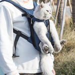 Portable Breathable Cat Bag Pet Travel Tote Bag Backpack For Carrying Pets On Both Shoulders Outdoor Travel Set For Cats And Dog Petrkl