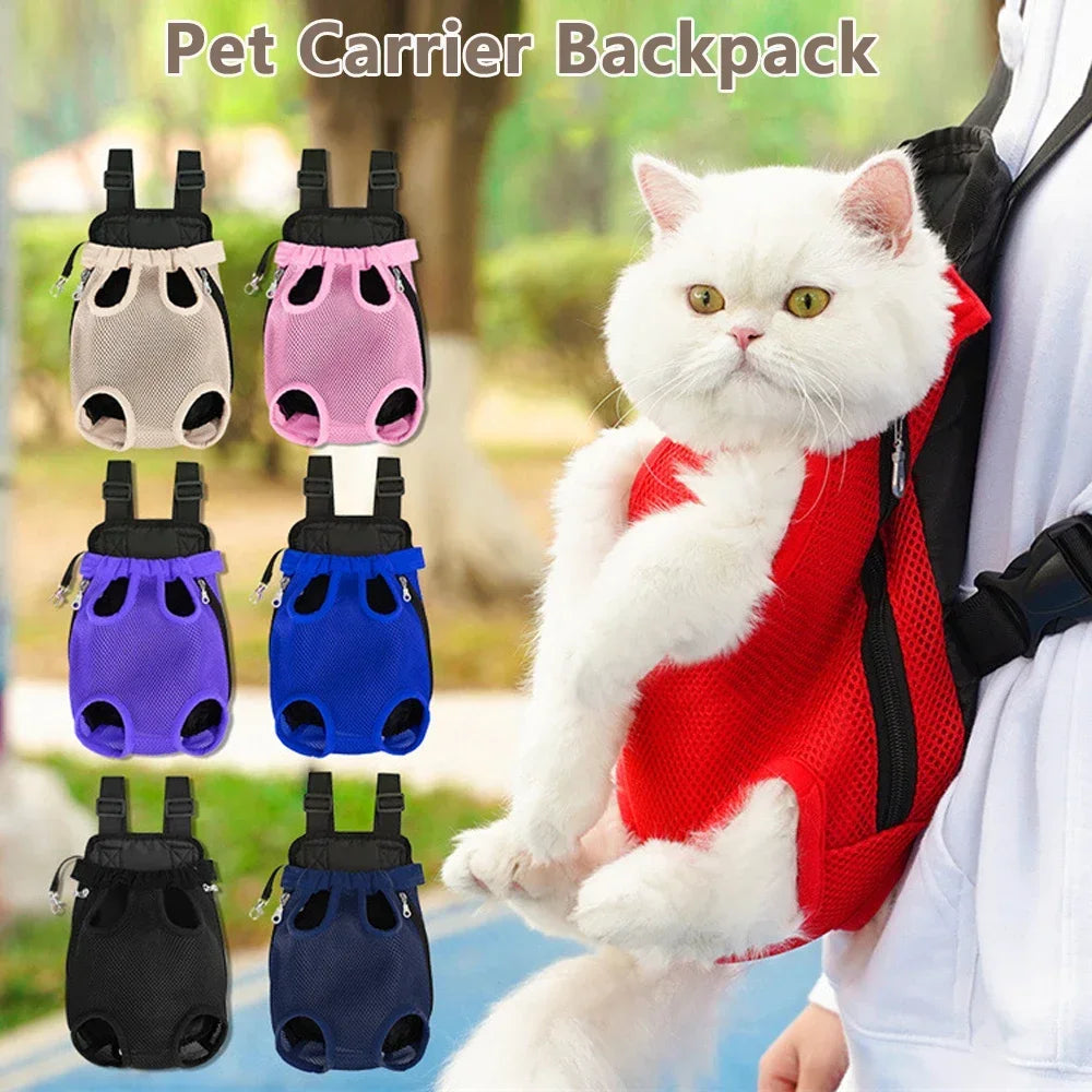 Portable Breathable Cat Bag Pet Travel Tote Bag Backpack For Carrying Pets On Both Shoulders Outdoor Travel Set For Cats And Dog Petrkl