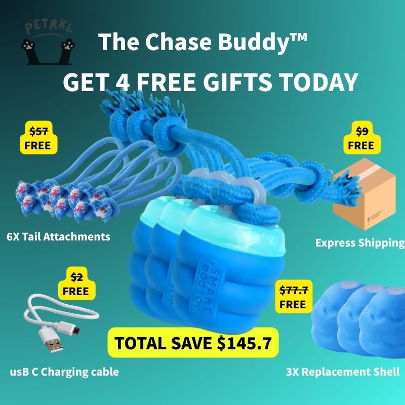 The Chase Buddy™ – Keep Your Dog Calm, Engaged & Satisfied (Even When You’re Busy) PETRKL 3pcs