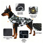 Thick Dog Winter Coat Warm Padded Jacket for Large Dogs Petrkl