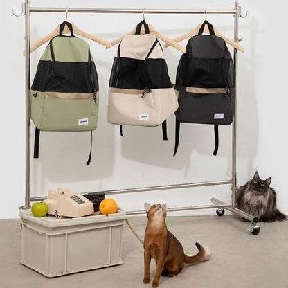 Ultralight Pet Backpack for Travel & Hiking – Breathable Carrier for Cats & Small Dogs 3 colors