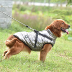 Waterproof Dog Coat with Harness Warm Padded Winter Jacket Petrkl