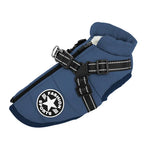 Waterproof Dog Coat with Harness Warm Padded Winter Jacket Petrkl