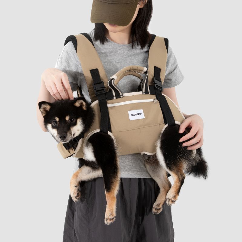 dog backpack carrier with padded support