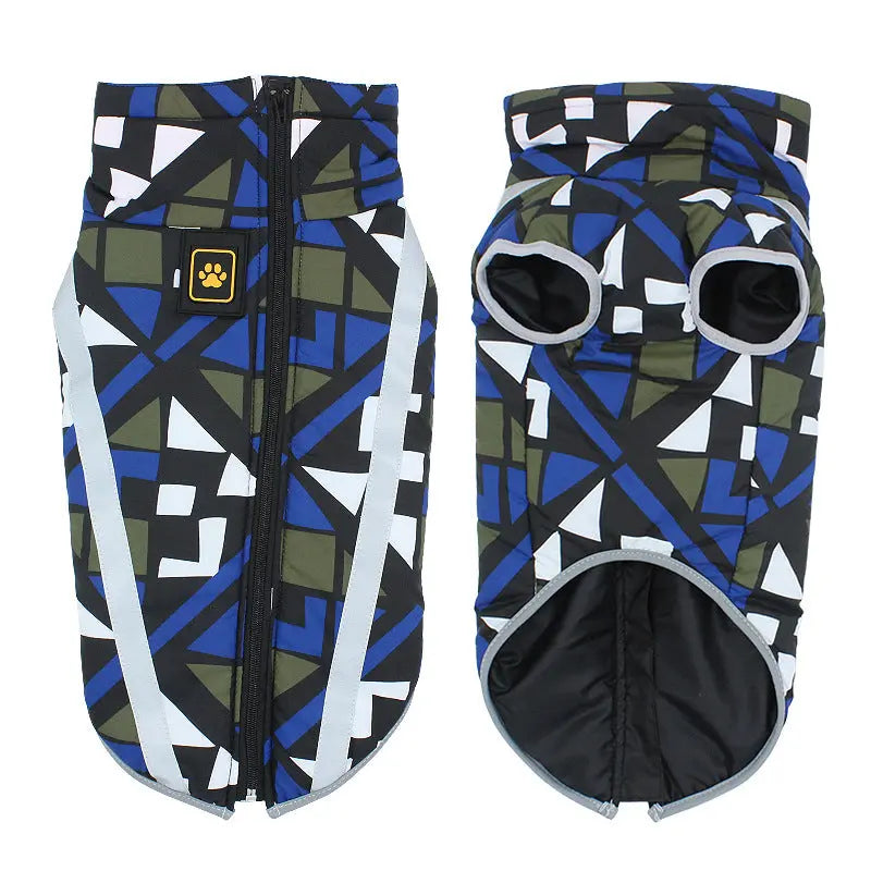 Thick Dog Winter Coat Warm Padded Jacket for Large Dogs Petrkl