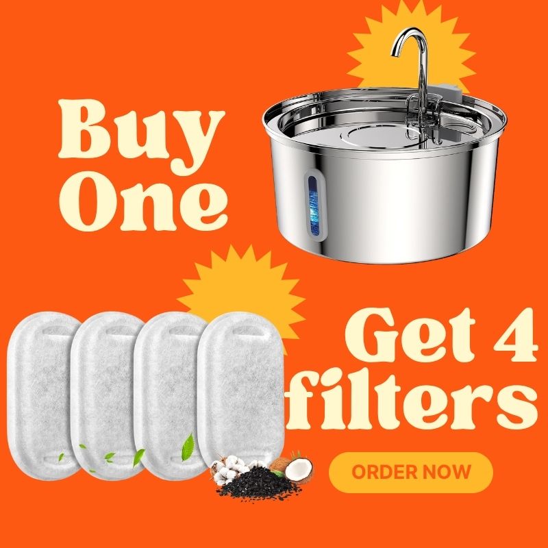 Stainless Steel cat water fountain